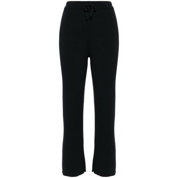 Lisa Yang Heather Knitted Drawstring Track Pants - 2 - Picture 1 of 4